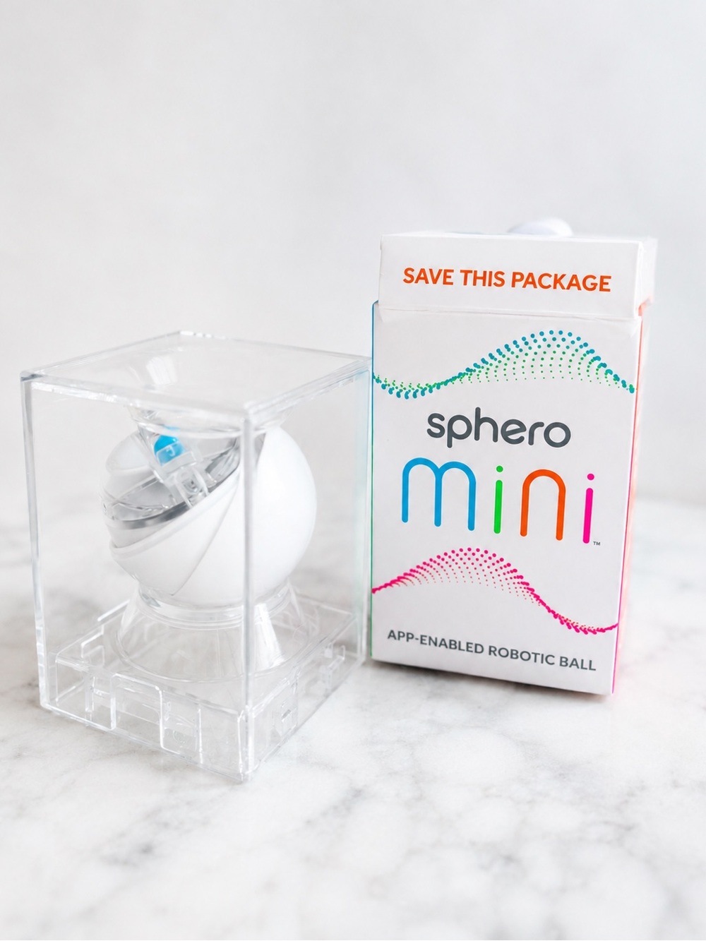 Sphero Mini robotic ball packaging